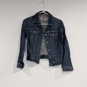 Gap 100% Cotton Denim Jean Jacket Blue Size XS
